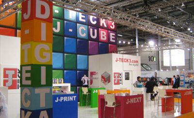 J-Teck3 e J-Cube fazem sucesso na FESPA Londres