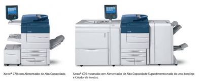 Nova impressora C70 da Xerox oferece versatilidade e mais formas de lucrar