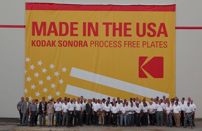 Kodak amplia sua capacidade de fabricação das chapas Sonora livre de processamento