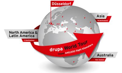 drupa World Tour passa pelos cinco continentes em 40 eventos