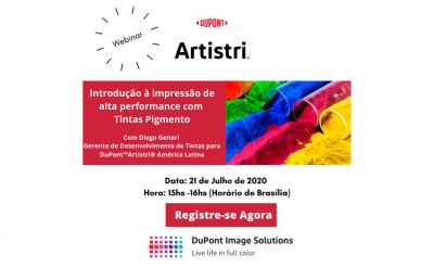 DuPont promove webinar sobre impressão em tintas pigmento